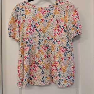 Floral Print Women's Top